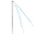 high strength recreation set portable volleyball poles with guywires and stakes