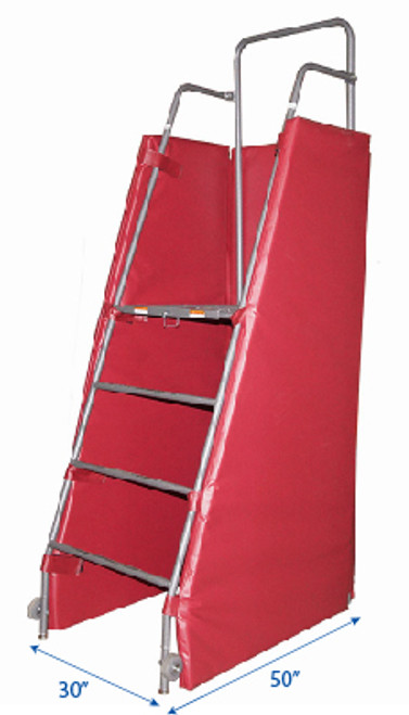 Free Standing Official Referee Stand with Wrap-Around Pad