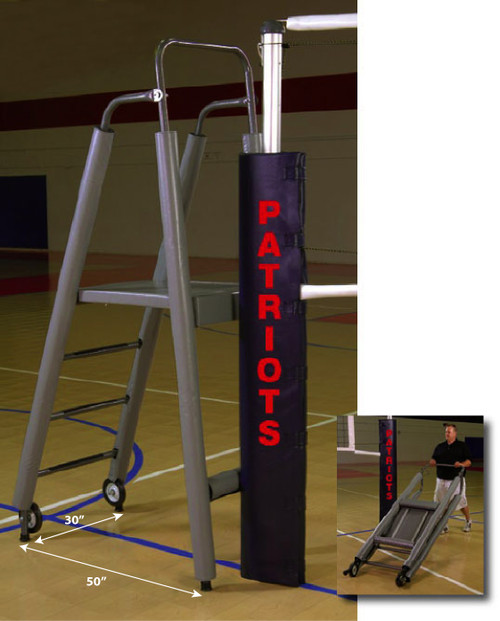 Free Standing Official Referee Stand with Tubular Padding Free Standing Official Referee Stand with Tubular Padding