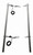 1.5" O.D. Solid Aluminum Pool Volleyball Poles to fit 1.59" I.D. PVC Sleeves