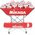 Mikasa Hammock Style Volleyball Cart Red